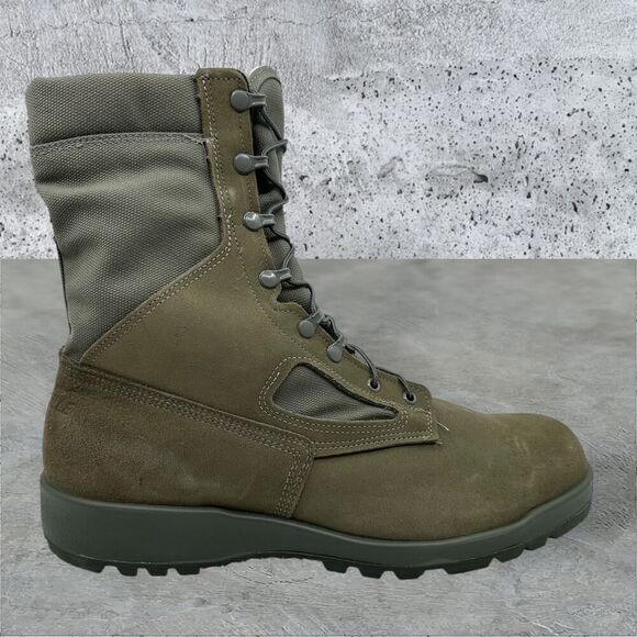 Belleville Combat Boots 650 Steel Toe Military Flight Green Gore-Tex Size 15R - Picture 3 of 16